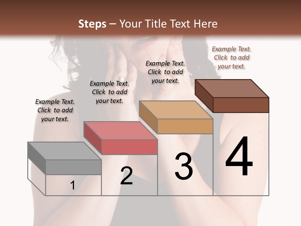 Latina Woman Girl PowerPoint Template
