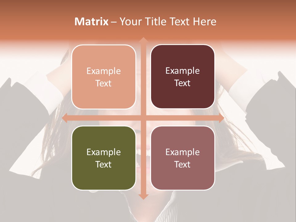 Girl Feeling Desperate PowerPoint Template