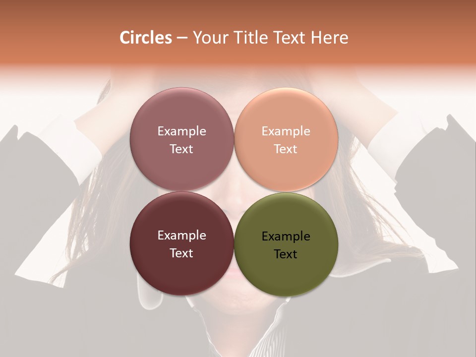 Girl Feeling Desperate PowerPoint Template