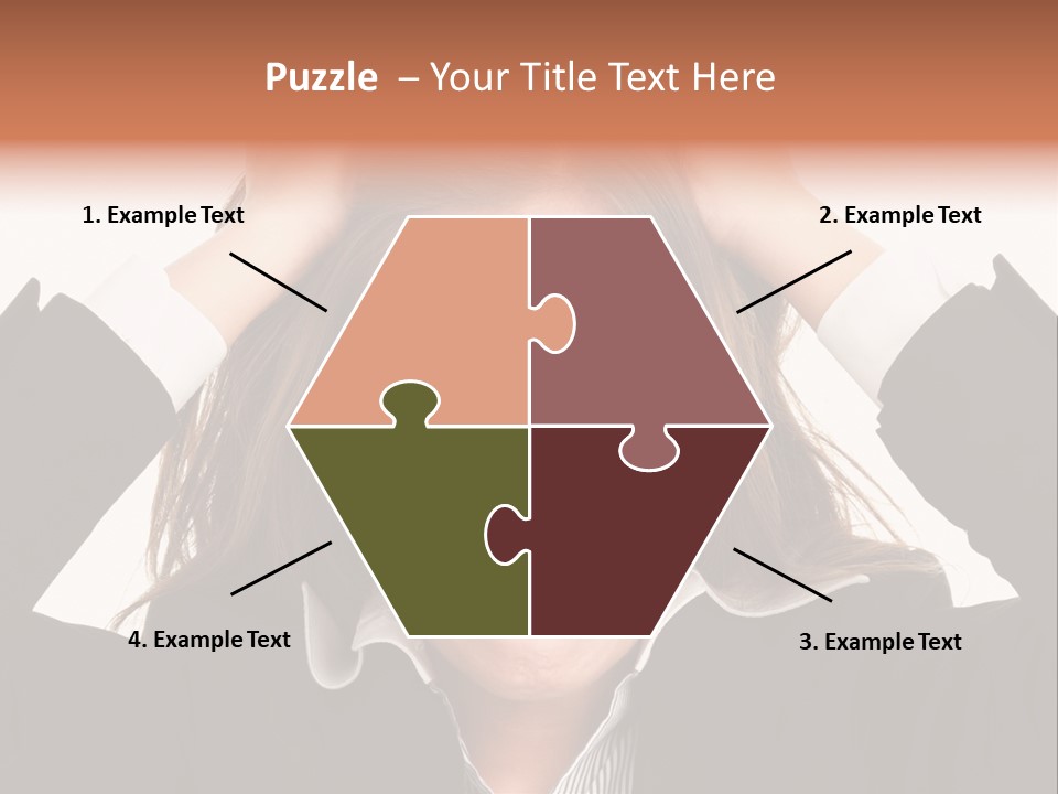 Girl Feeling Desperate PowerPoint Template