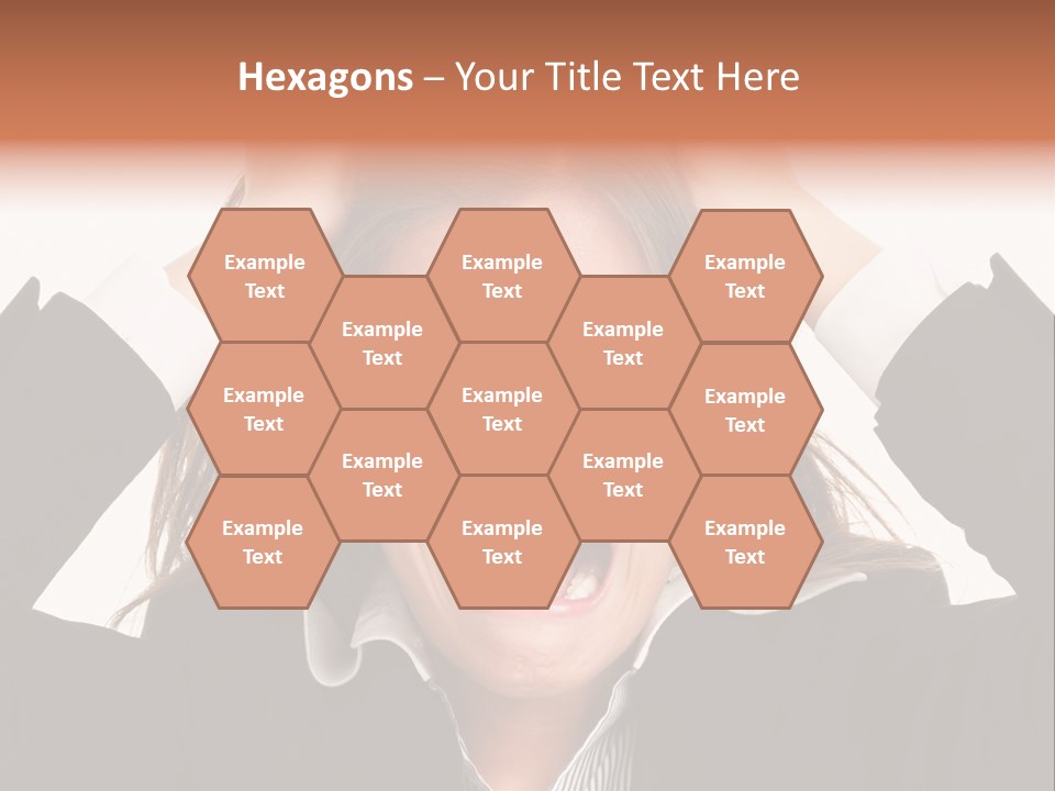 Girl Feeling Desperate PowerPoint Template