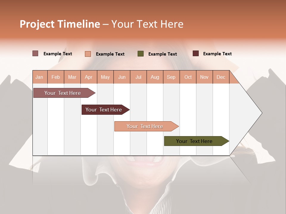 Girl Feeling Desperate PowerPoint Template