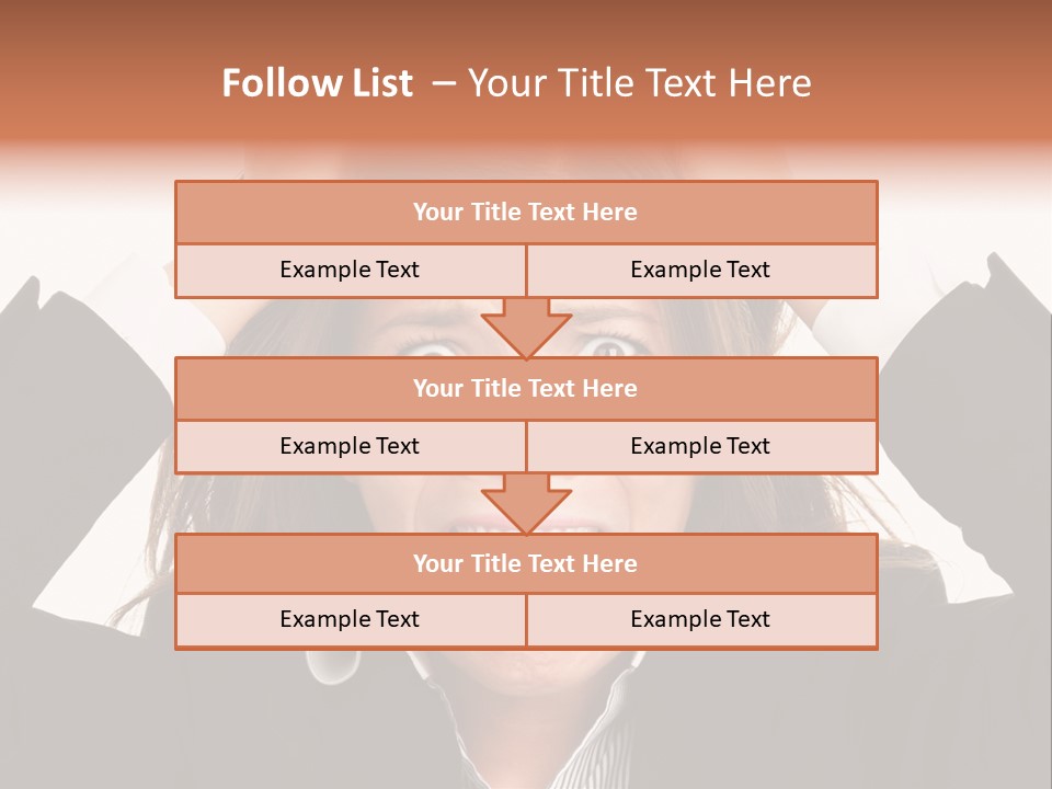 Girl Feeling Desperate PowerPoint Template