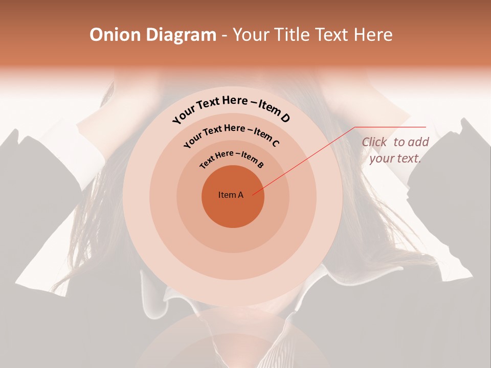 Girl Feeling Desperate PowerPoint Template