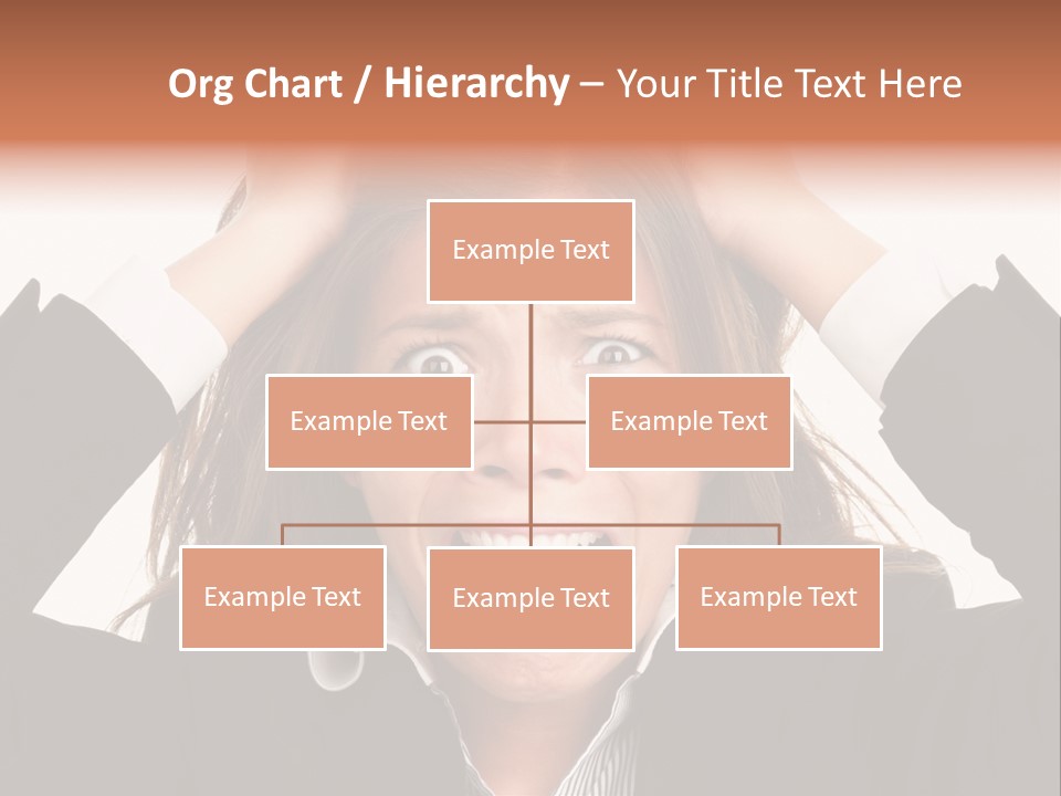 Girl Feeling Desperate PowerPoint Template