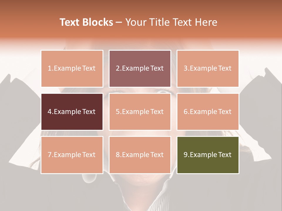 Girl Feeling Desperate PowerPoint Template