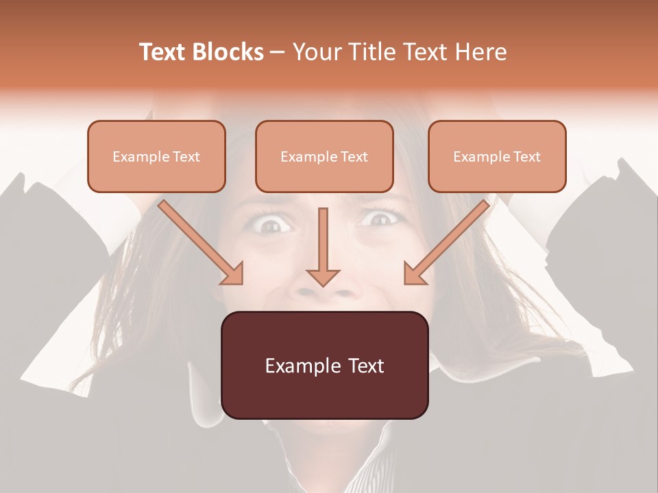 Girl Feeling Desperate PowerPoint Template