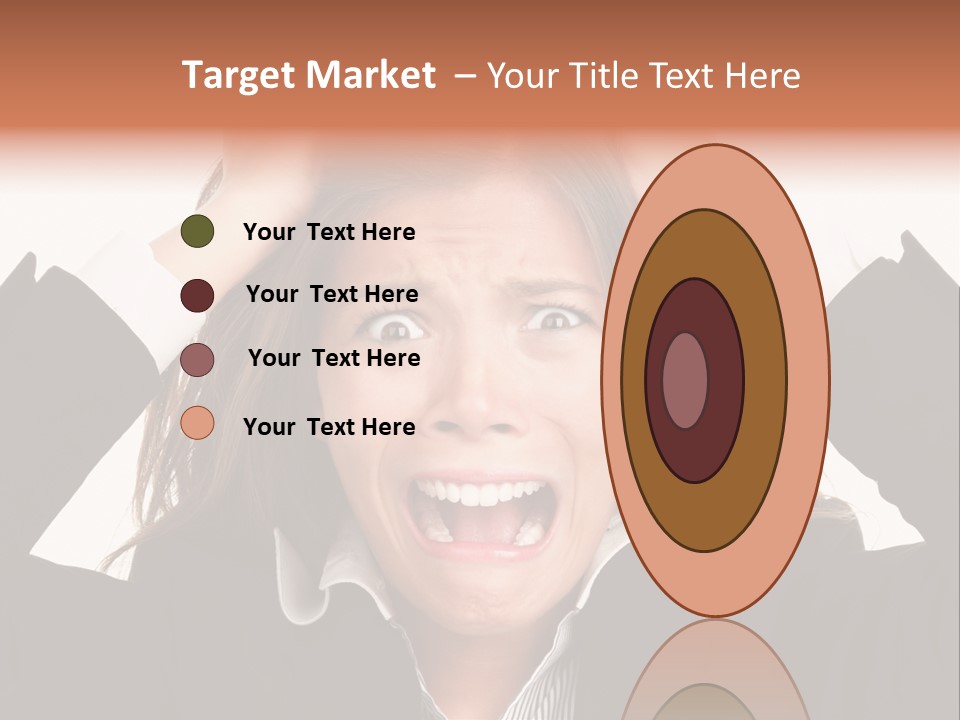 Girl Feeling Desperate PowerPoint Template