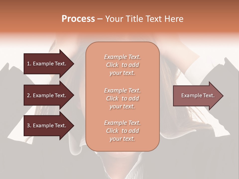 Girl Feeling Desperate PowerPoint Template