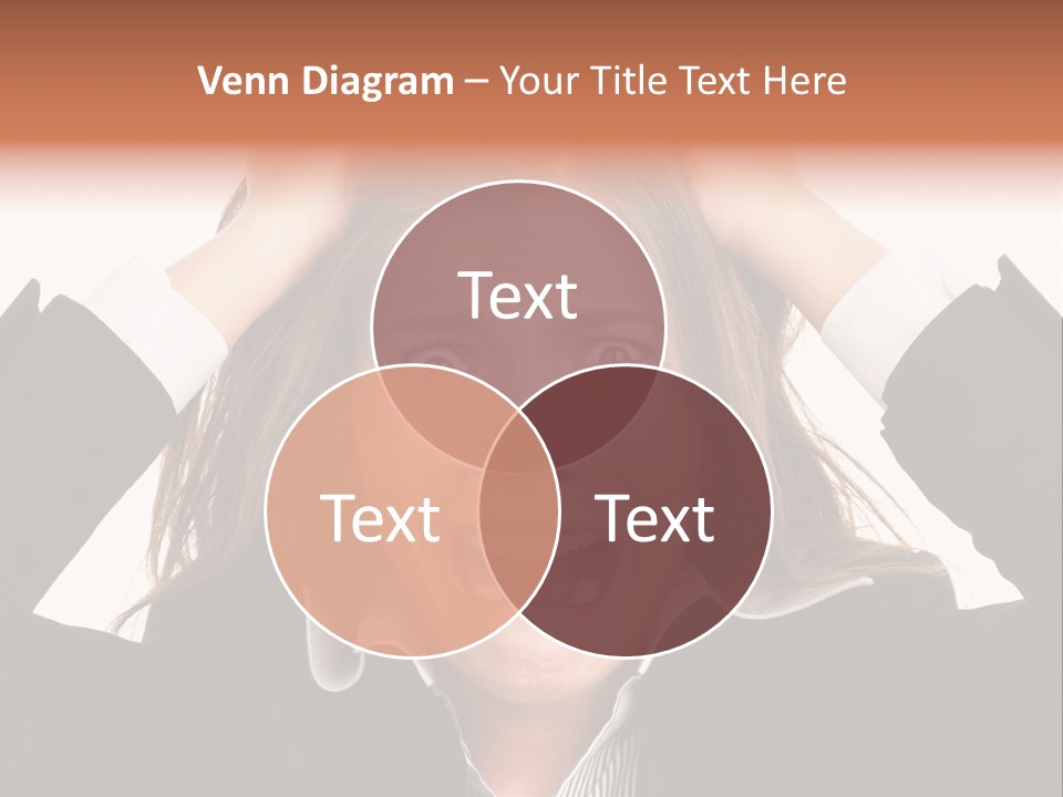 Girl Feeling Desperate PowerPoint Template