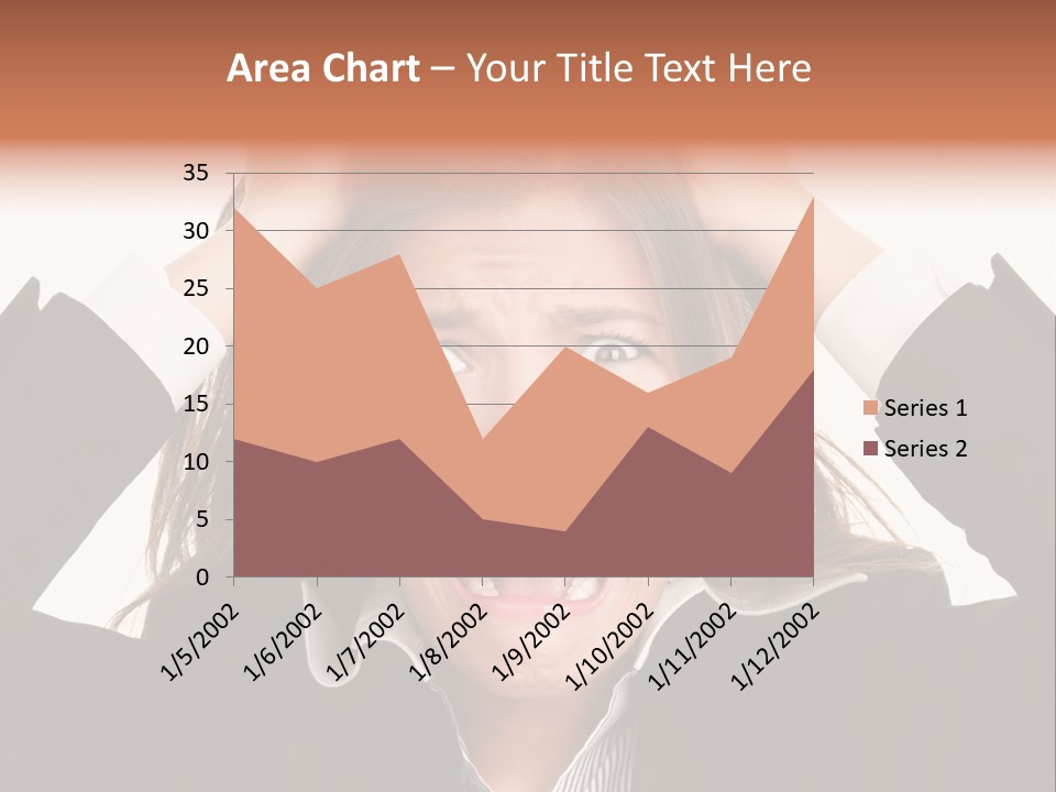 Girl Feeling Desperate PowerPoint Template