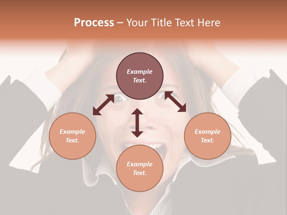 Girl Feeling Desperate PowerPoint Template