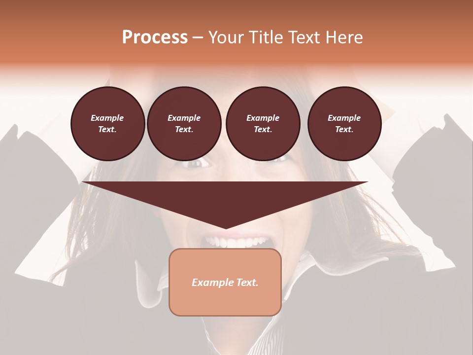 Girl Feeling Desperate PowerPoint Template