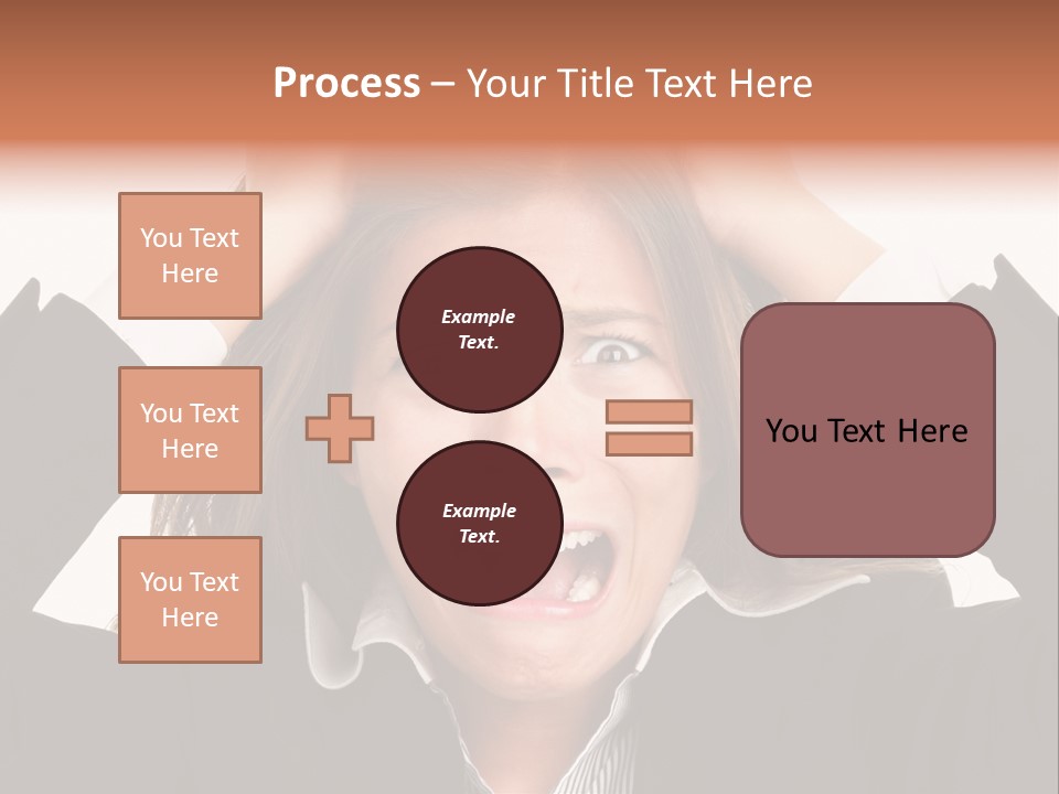 Girl Feeling Desperate PowerPoint Template