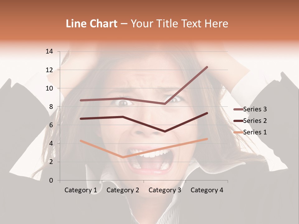 Girl Feeling Desperate PowerPoint Template