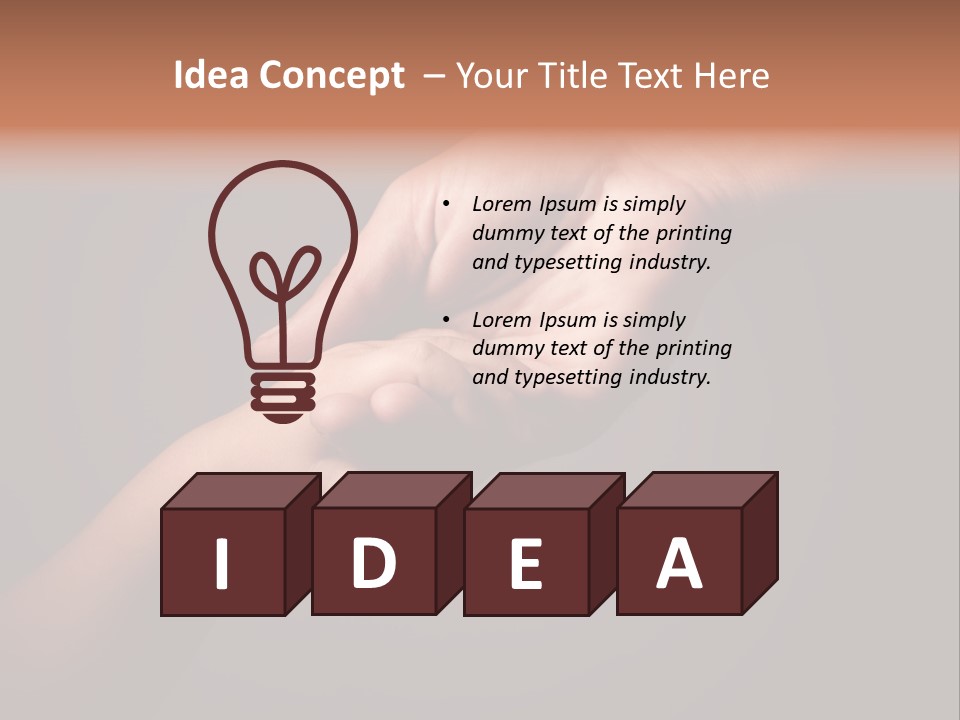 Faith Concept Emotional PowerPoint Template