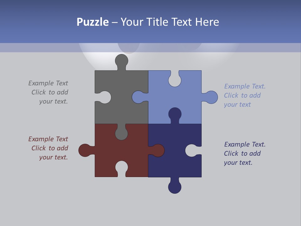 Black Cartoon Bulging PowerPoint Template