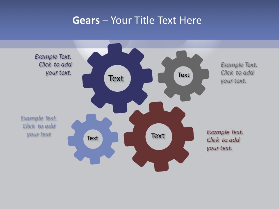 Black Cartoon Bulging PowerPoint Template