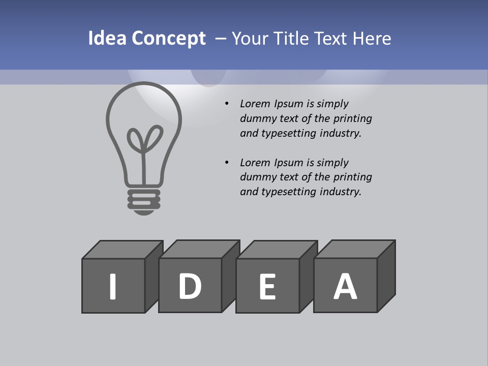 Black Cartoon Bulging PowerPoint Template