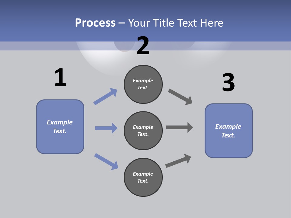 Black Cartoon Bulging PowerPoint Template