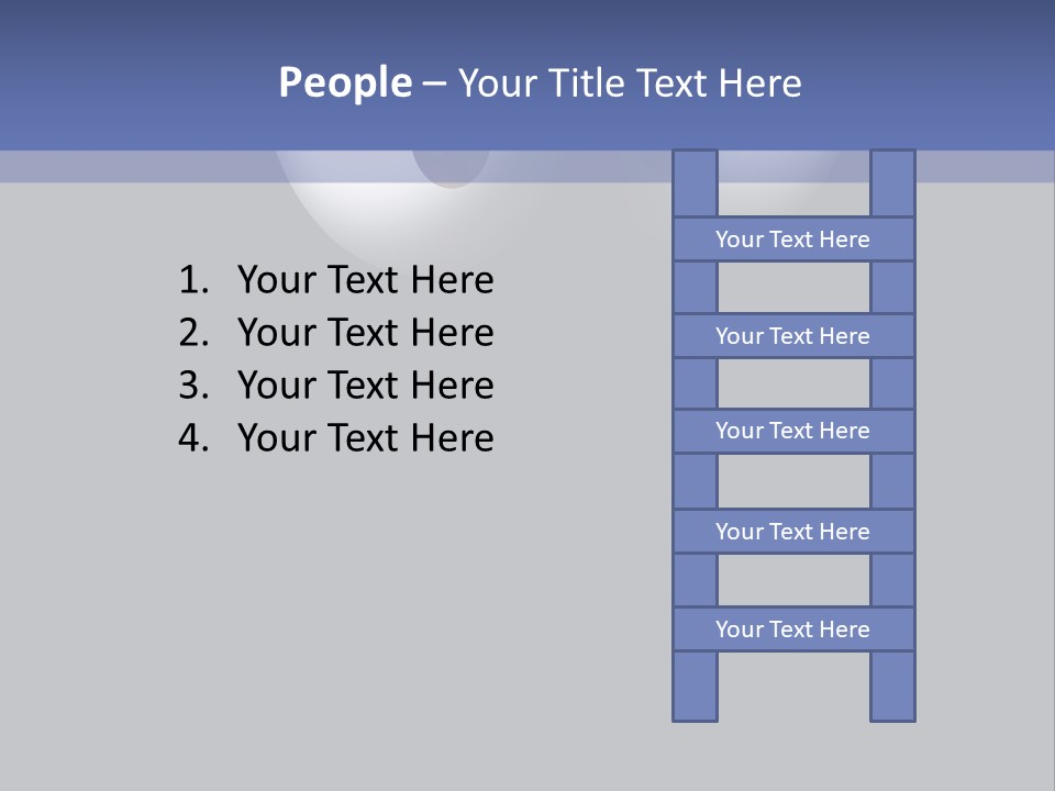 Black Cartoon Bulging PowerPoint Template