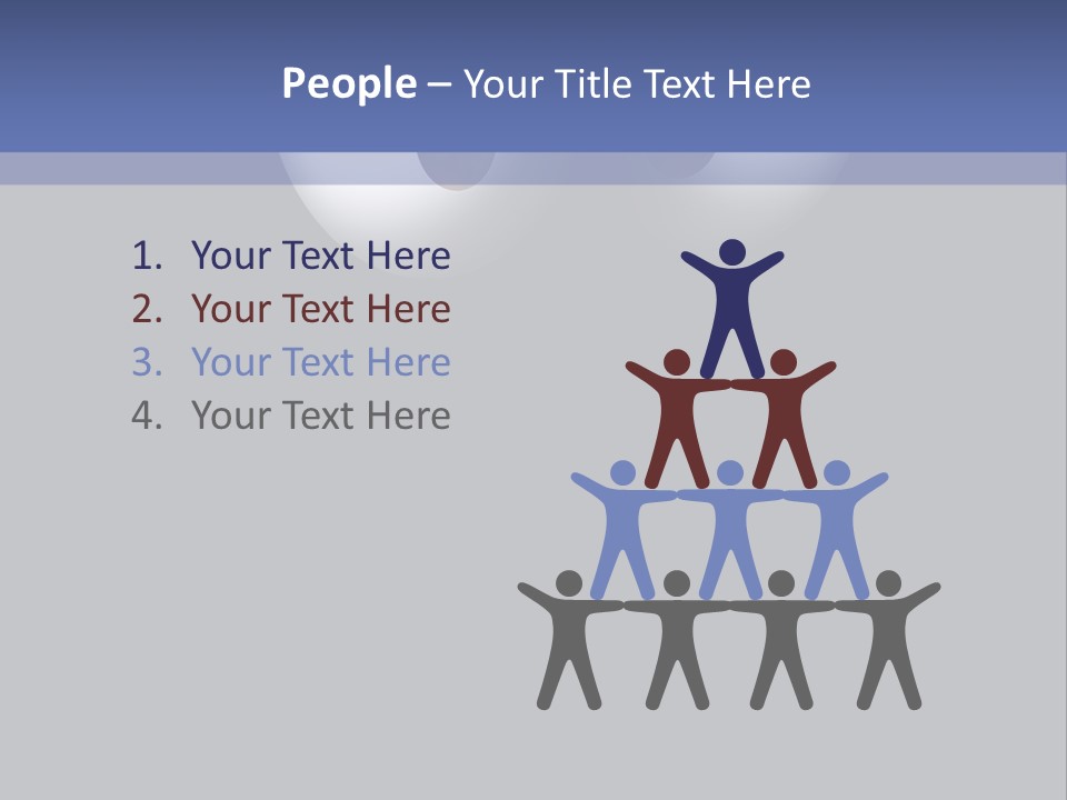 Black Cartoon Bulging PowerPoint Template