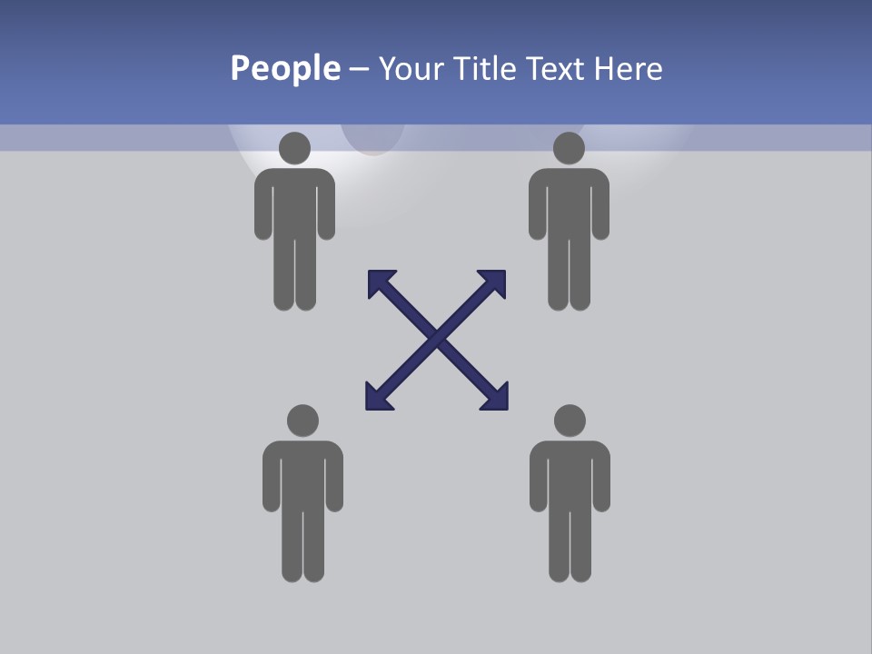 Black Cartoon Bulging PowerPoint Template