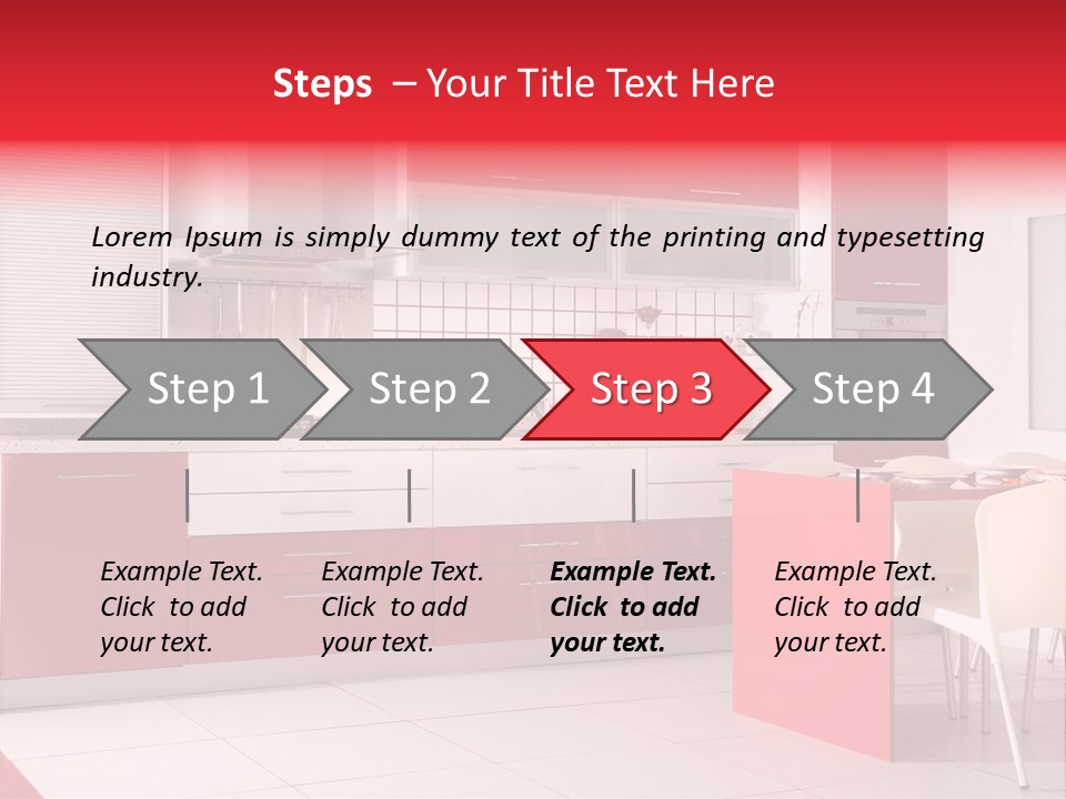 Clean Room Top PowerPoint Template