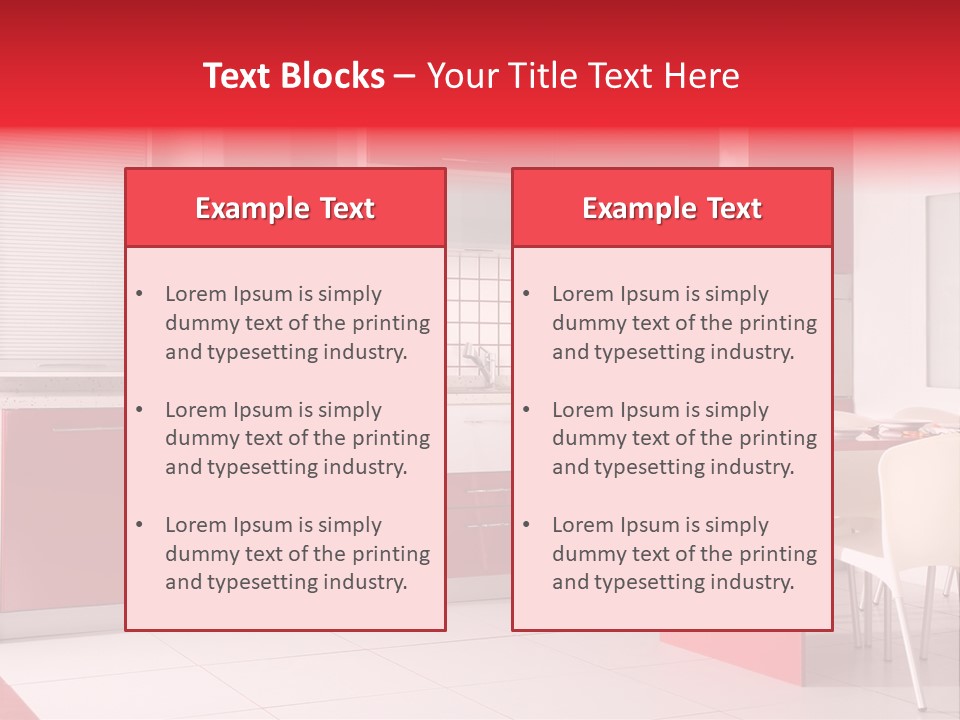 Clean Room Top PowerPoint Template