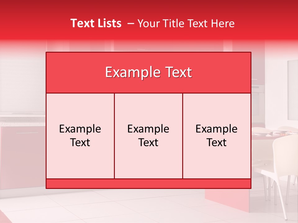 Clean Room Top PowerPoint Template