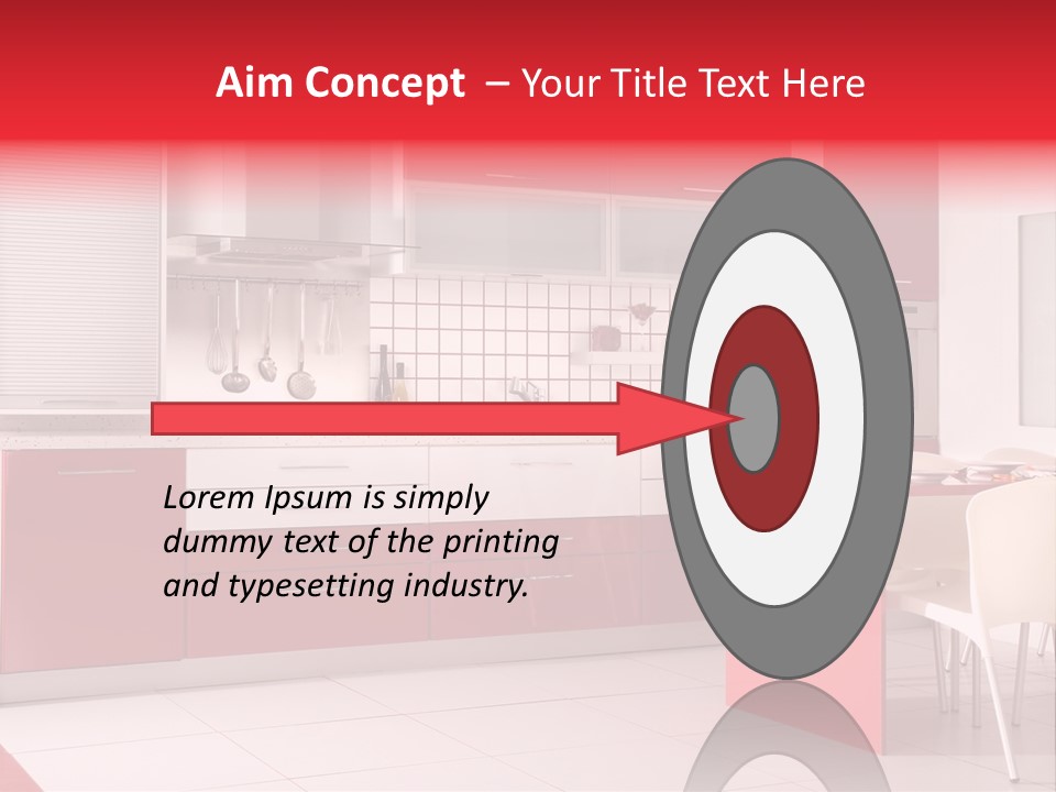 Clean Room Top PowerPoint Template