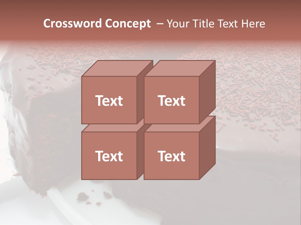 Sugar Pastry Mud PowerPoint Template