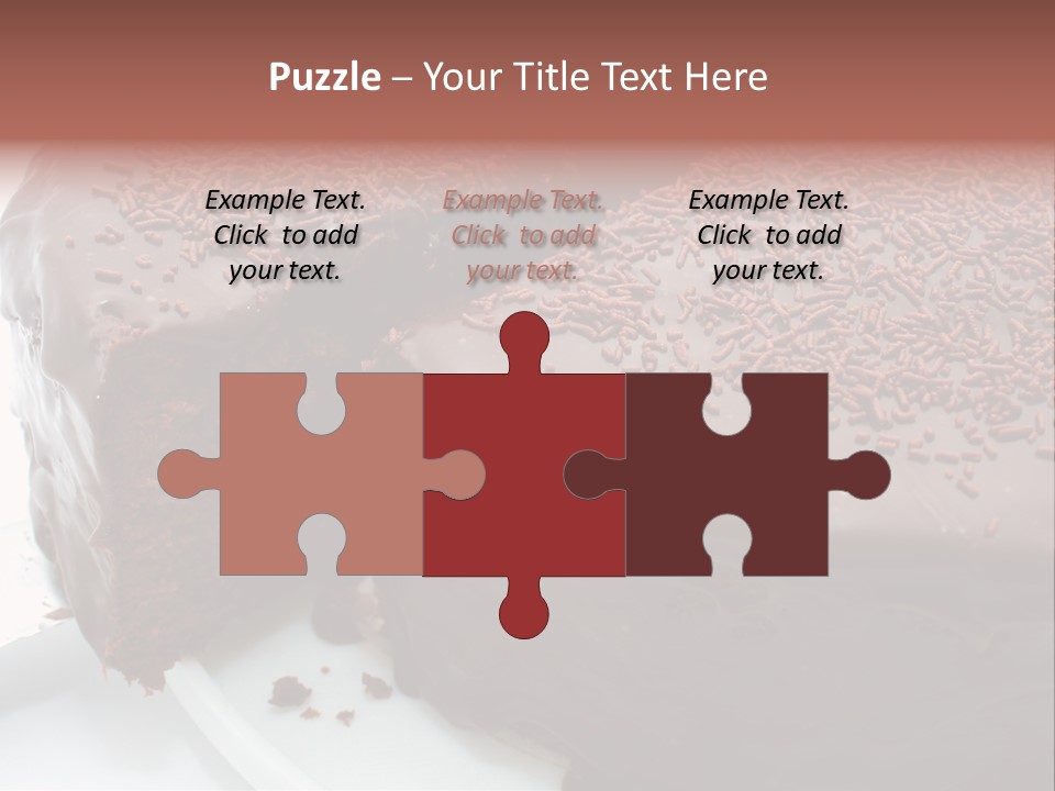 Sugar Pastry Mud PowerPoint Template