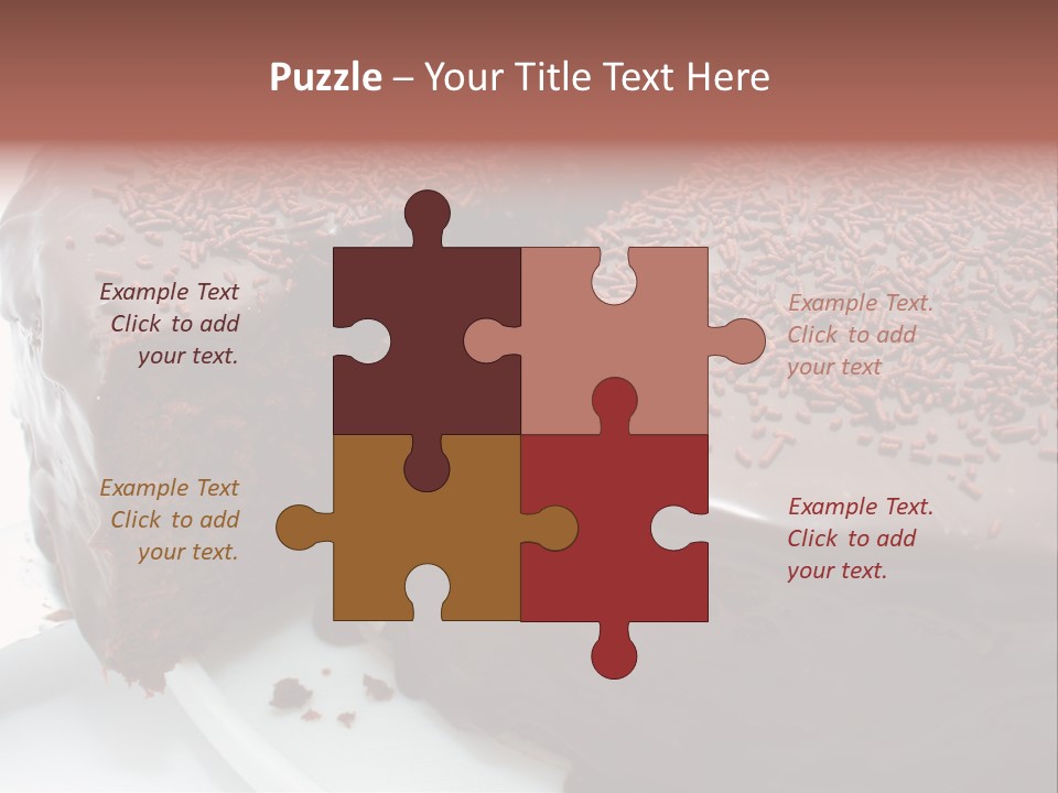 Sugar Pastry Mud PowerPoint Template