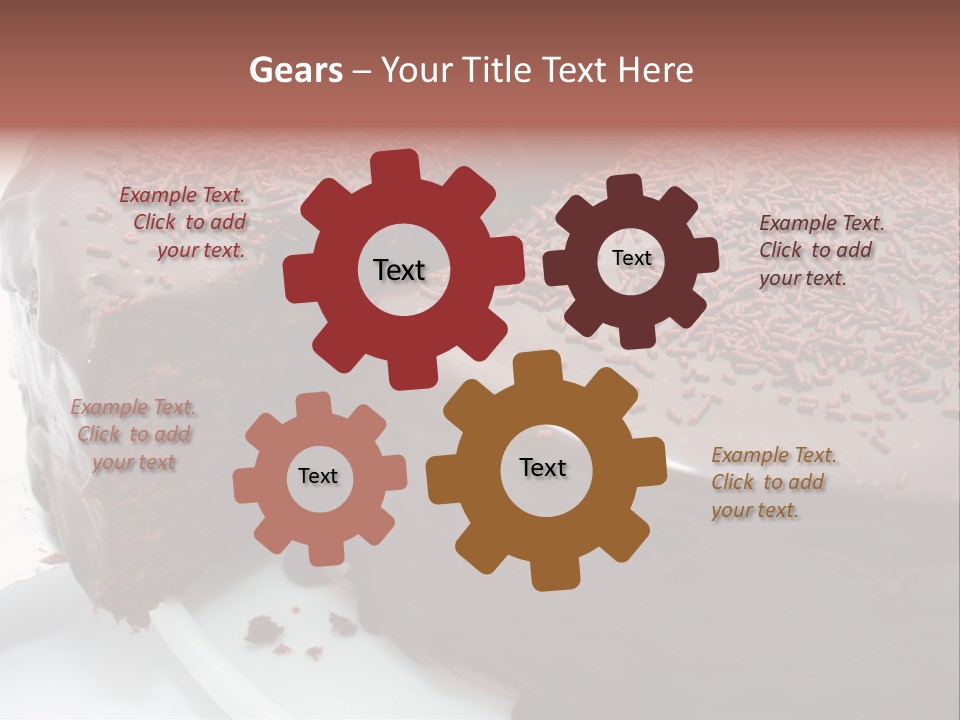 Sugar Pastry Mud PowerPoint Template