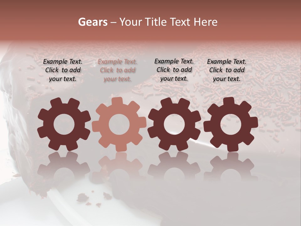 Sugar Pastry Mud PowerPoint Template