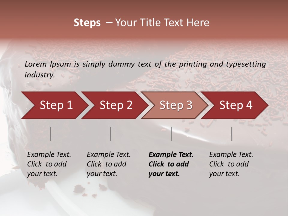 Sugar Pastry Mud PowerPoint Template