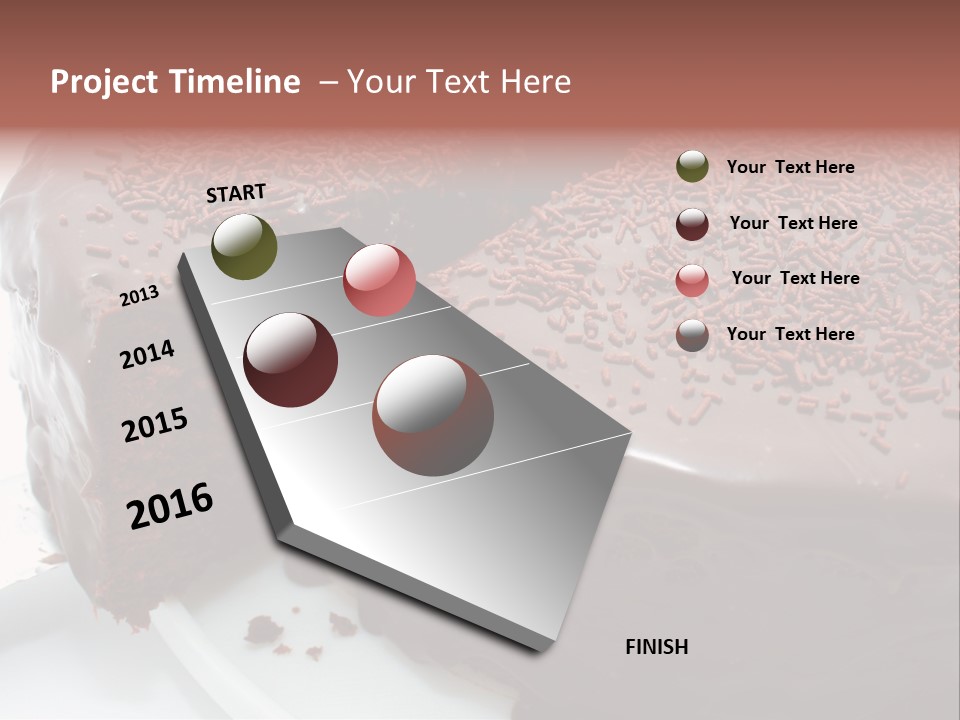 Sugar Pastry Mud PowerPoint Template