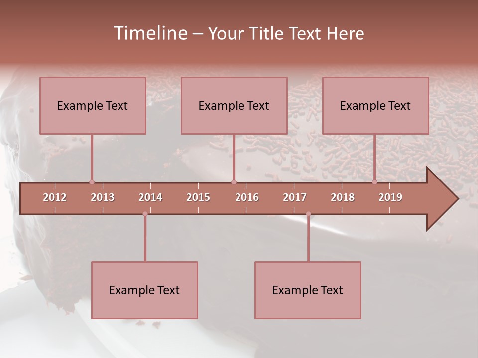 Sugar Pastry Mud PowerPoint Template