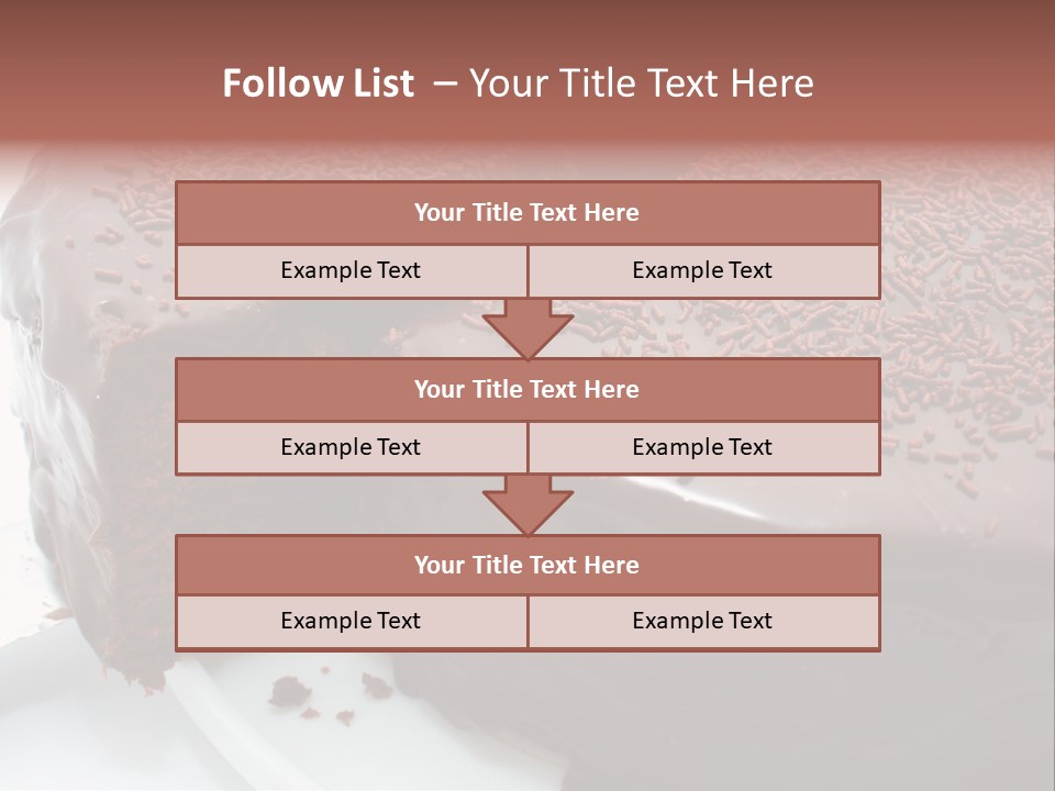 Sugar Pastry Mud PowerPoint Template
