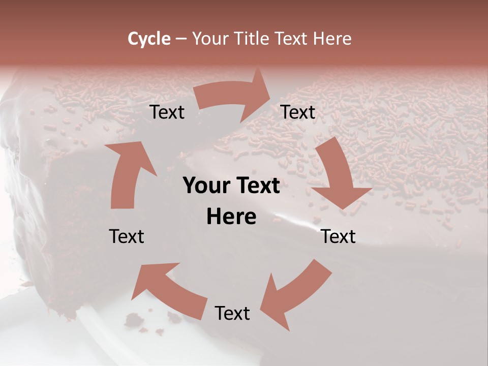 Sugar Pastry Mud PowerPoint Template