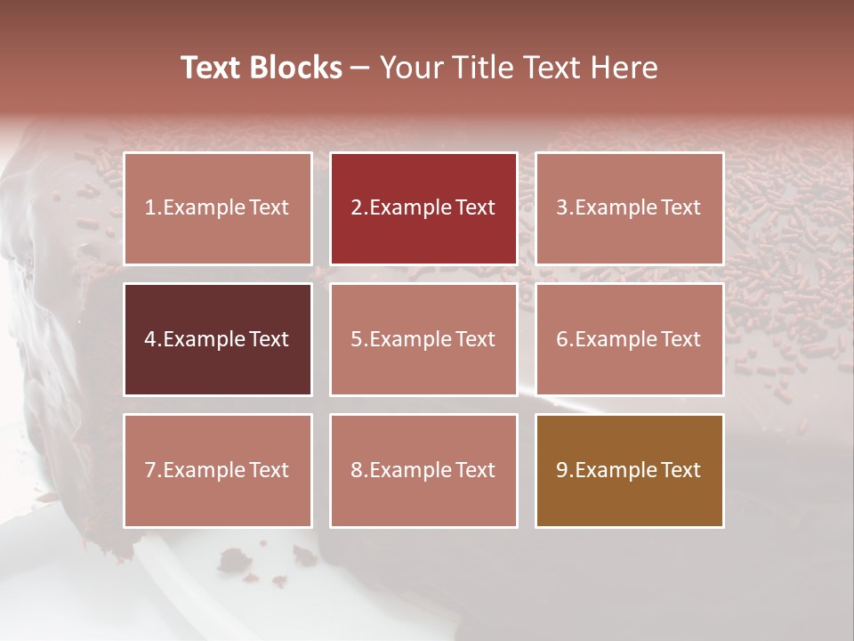 Sugar Pastry Mud PowerPoint Template