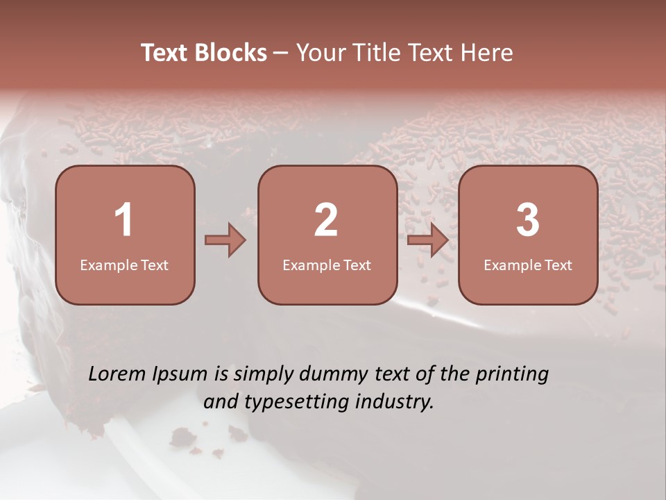 Sugar Pastry Mud PowerPoint Template