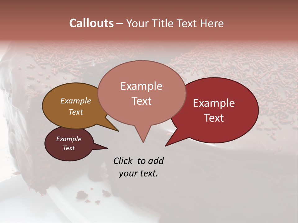 Sugar Pastry Mud PowerPoint Template