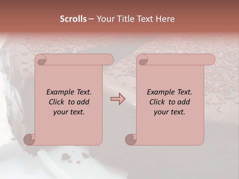 Sugar Pastry Mud PowerPoint Template