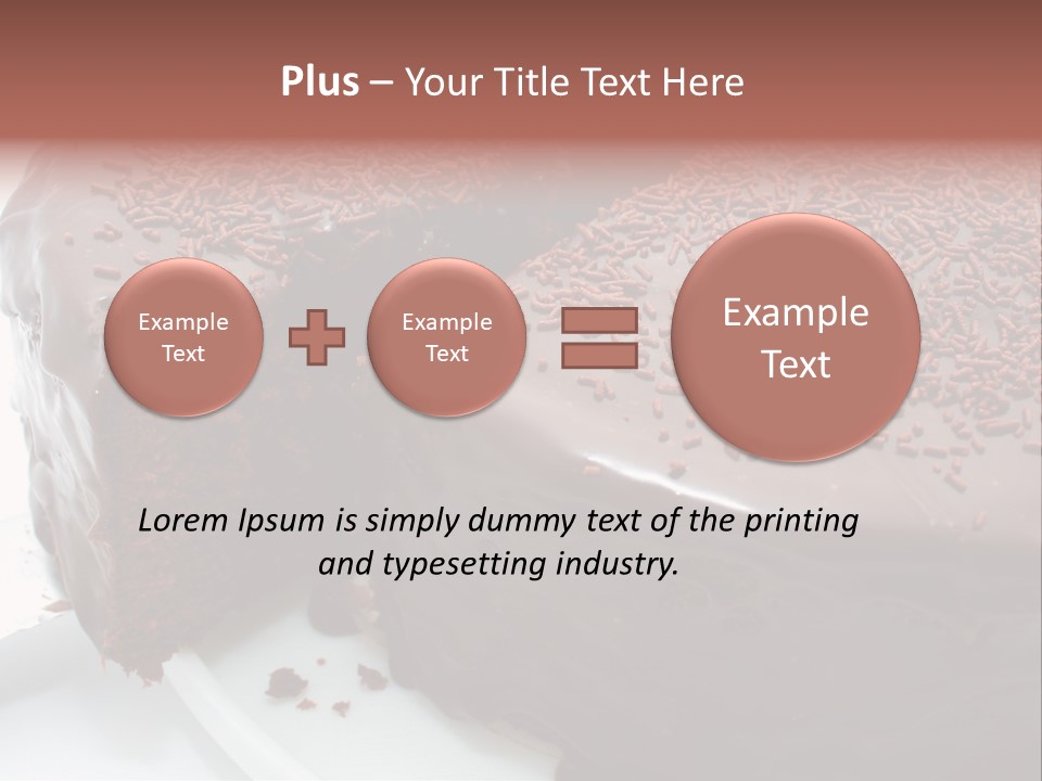 Sugar Pastry Mud PowerPoint Template