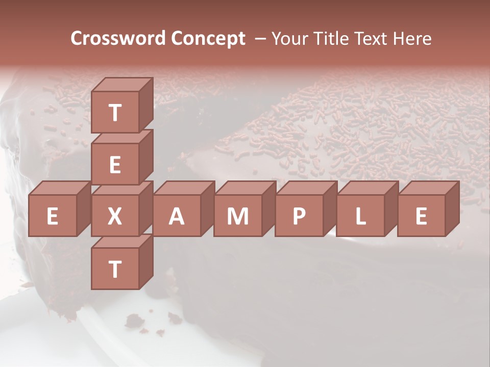 Sugar Pastry Mud PowerPoint Template