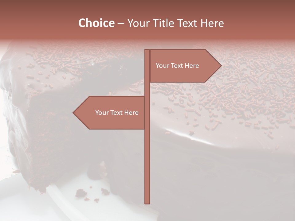 Sugar Pastry Mud PowerPoint Template