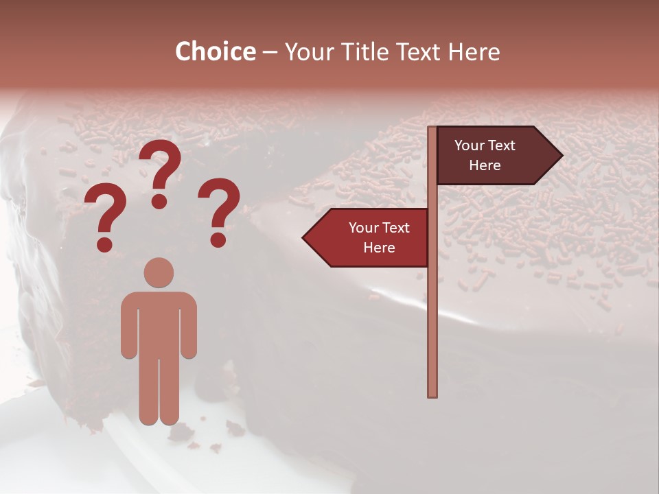 Sugar Pastry Mud PowerPoint Template