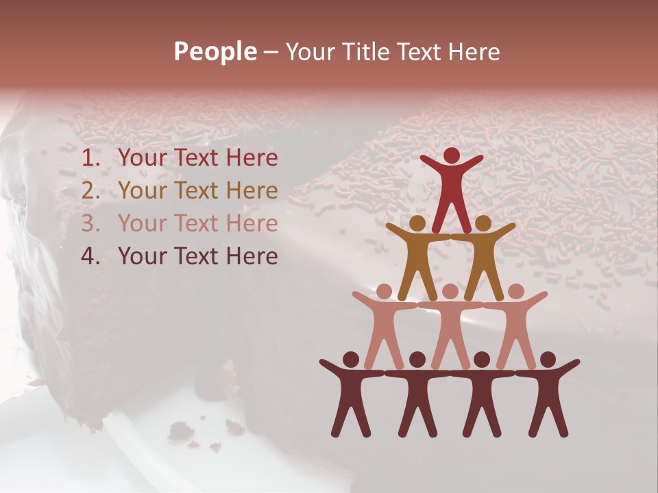 Sugar Pastry Mud PowerPoint Template